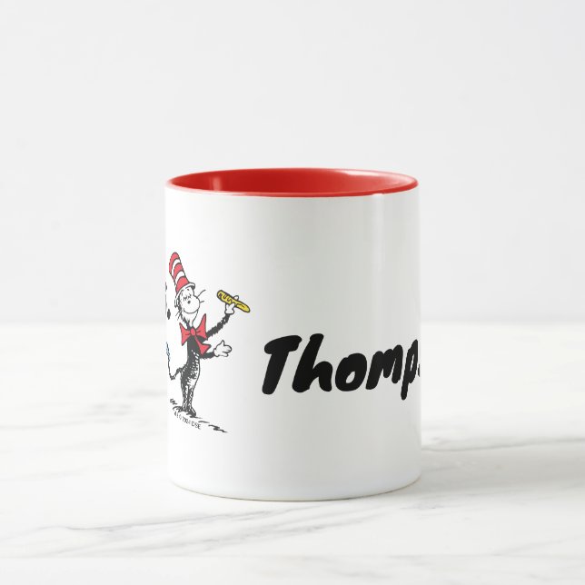 Dr. Seuss | Cat in the Hat Drawn Name Mug (Center)