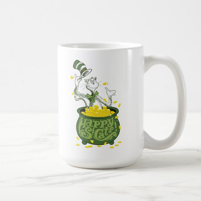 Dr. Seuss | Cat in the Hat - Happy St. Cat's! Coffee Mug (Right)