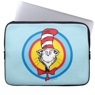 Dr. Seuss   Cat in the Hat Head Graphic Laptop Sleeve