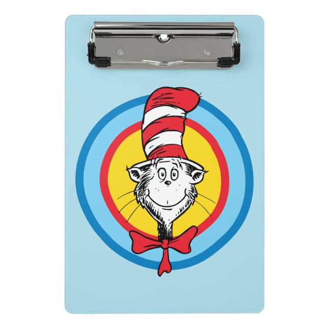 Dr. Seuss | Cat in the Hat Head Graphic Mini Clipboard (Front)