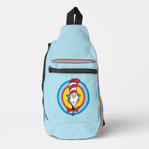 Dr. Seuss Cat in the Hat Head Graphic Sling Bag