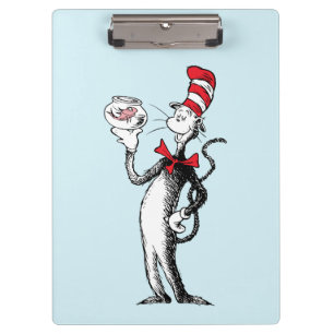 Dr. Seuss   Cat in the Hat & Krinklebine Clipboard