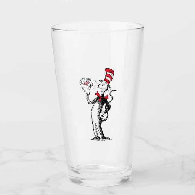Dr. Seuss | Cat in the Hat & Krinklebine Glass (Front)