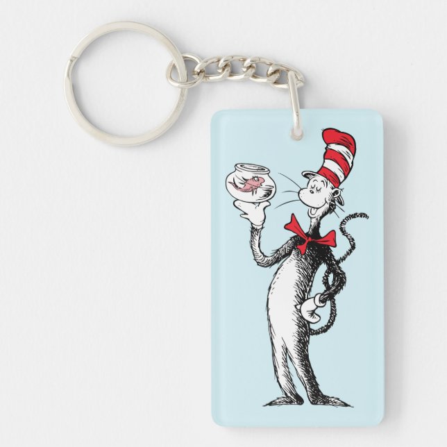 Dr. Seuss | Cat in the Hat & Krinklebine Keychain (Front)