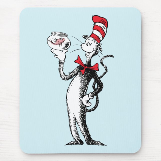 Dr. Seuss | Cat in the Hat & Krinklebine Mouse Pad (Front)