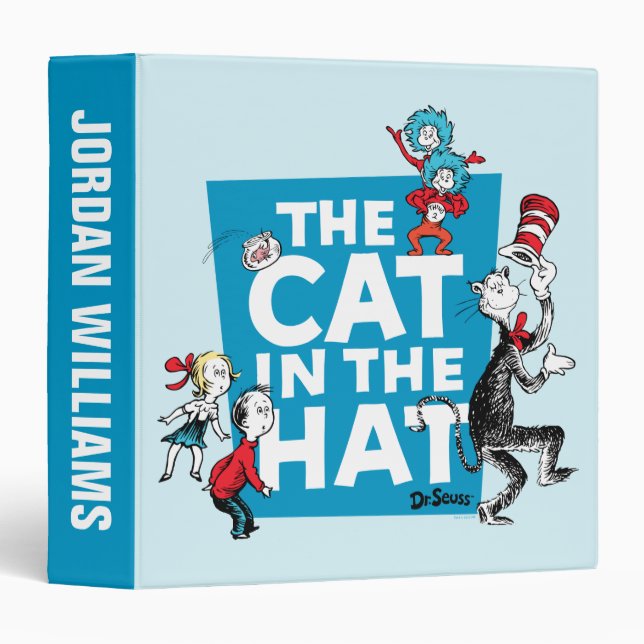 Dr. Seuss | Cat in the Hat Logo - Characters Binder (Front/Spine)