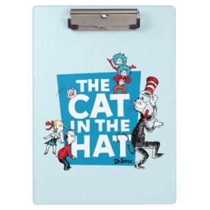 Dr. Seuss   Cat in the Hat Logo - Characters Clipboard