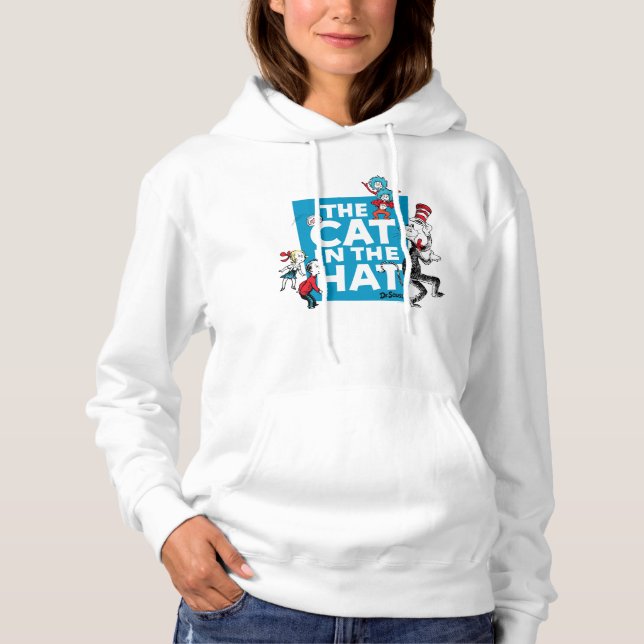 Dr. Seuss | Cat in the Hat Logo - Characters Hoodie (Front)
