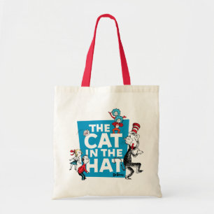 Dr. Seuss   Cat in the Hat Logo - Characters Tote Bag