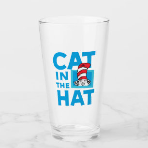 Dr. Seuss   Cat in the Hat Logo Glass