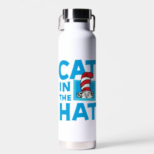 Dr. Seuss Cat in the Hat Logo Water Bottle