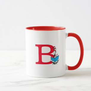 Dr. Seuss Cat in the Hat - Reading Monogram B Mug