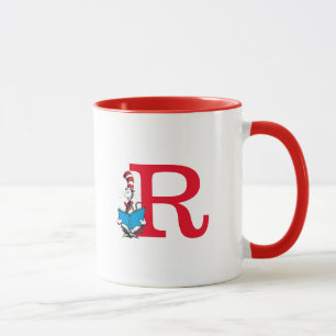 Dr. Seuss Cat in the Hat - Reading Monogram R Mug