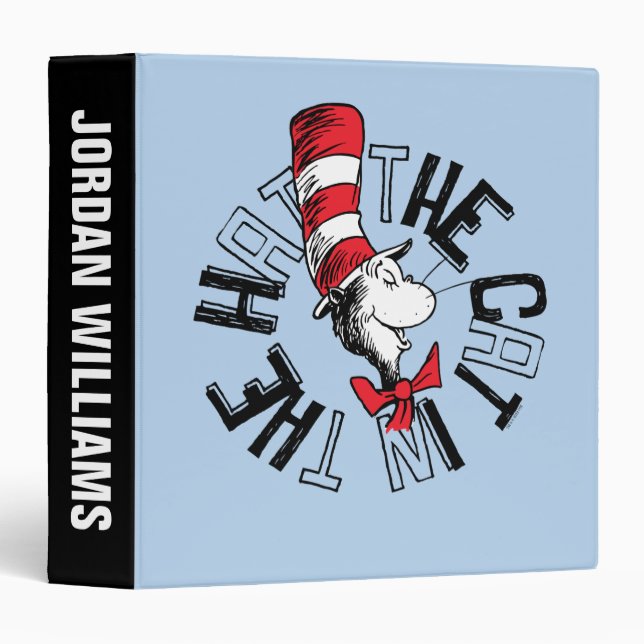 Dr. Seuss | Cat in the Hat Round Art Binder (Front/Spine)