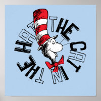 Dr. Seuss | Cat in the Hat Round Art