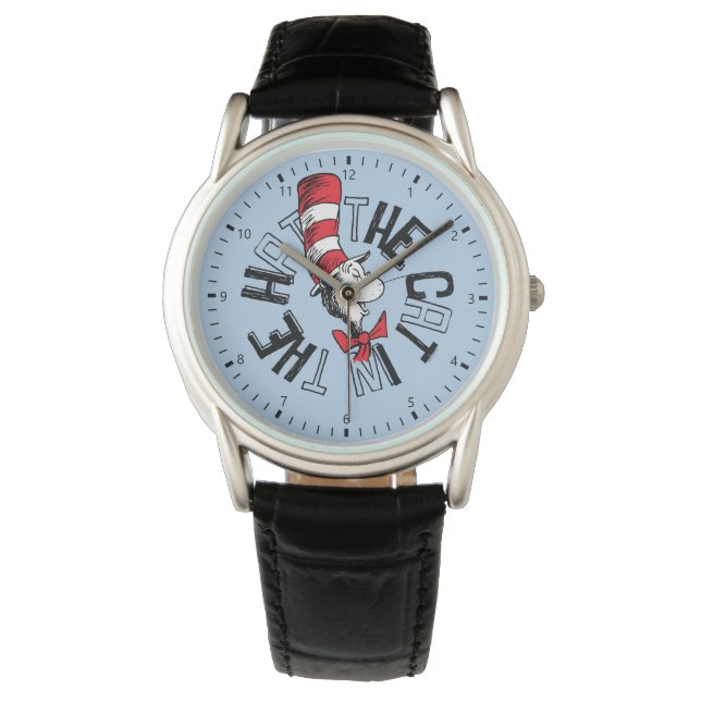 Dr. Seuss | Cat in the Hat Round Art Watch (Front)