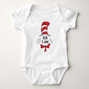 Dr. Seuss   Cat in the Hat - Sis I am Baby Bodysuit
