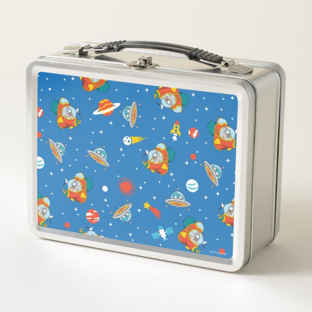 Dr. Seuss | Cat in the Hat Space Pattern Metal Lunch Box (Front)