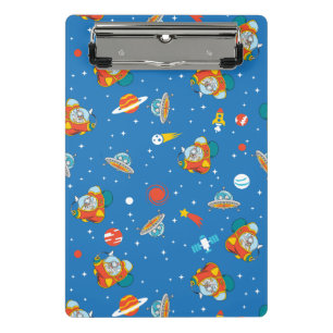 Dr. Seuss   Cat in the Hat Space Pattern Mini Clipboard