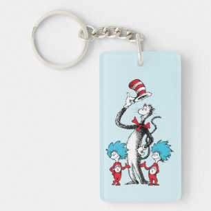 Dr. Seuss   Cat in the Hat, Thing One & Thing Two Keychain