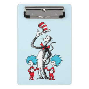 Dr. Seuss   Cat in the Hat, Thing One & Thing Two Mini Clipboard