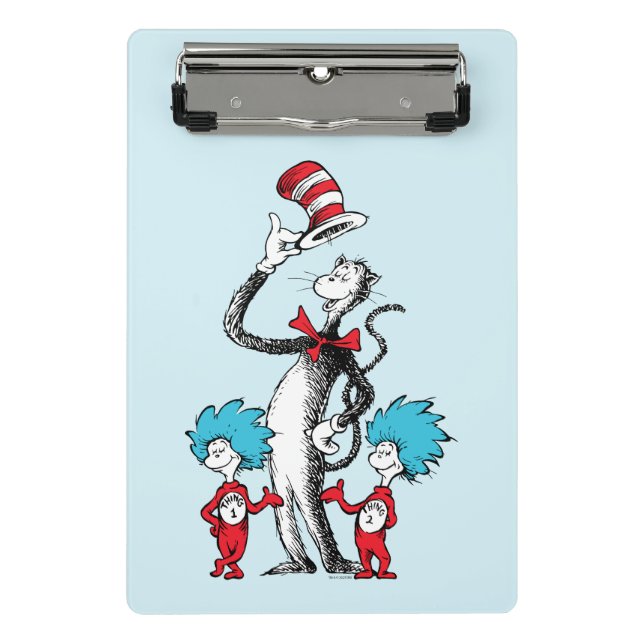 Dr. Seuss | Cat in the Hat, Thing One & Thing Two Mini Clipboard (Front)