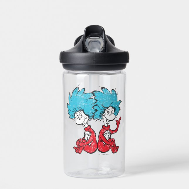 Dr. Seuss | Cat in the Hat Thing One & Thing Two Water Bottle (Front)