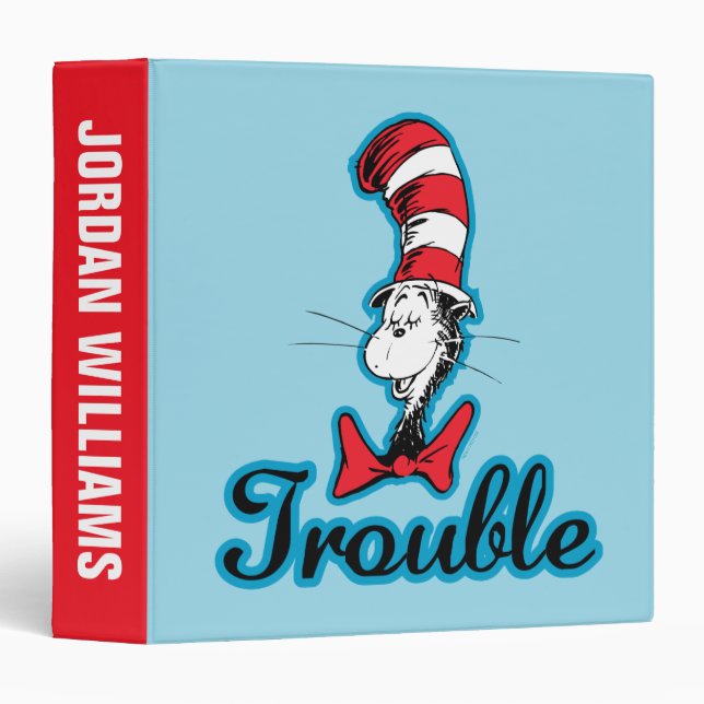 Dr. Seuss | Cat in the Hat Trouble Binder (Front/Spine)