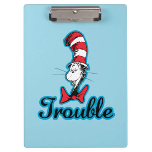 Dr. Seuss   Cat in the Hat Trouble Clipboard