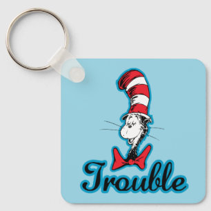 Dr. Seuss   Cat in the Hat Trouble Keychain
