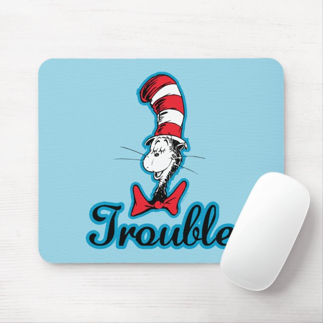 Dr. Seuss | Cat in the Hat Trouble Mouse Pad (With Mouse)