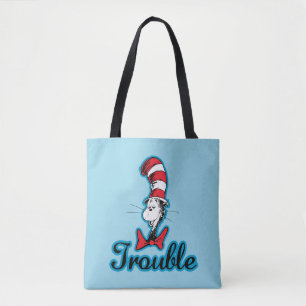 Dr. Seuss   Cat in the Hat Trouble Tote Bag