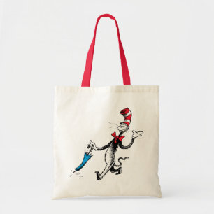 Dr. Seuss   Cat in the Hat Umbrella Walk Tote Bag