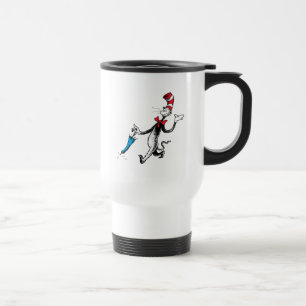 Dr. Seuss Cat in the Hat Umbrella Walk Travel Mug