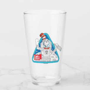 Dr. Seuss   Cat in the Moon Outer Space Graphic Glass