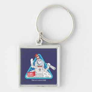 Dr. Seuss   Cat in the Moon Outer Space Graphic Keychain