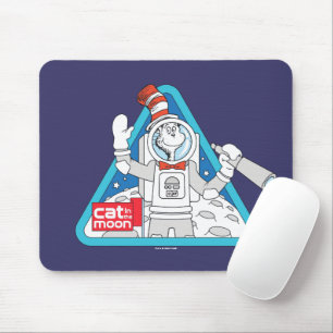 Dr. Seuss   Cat in the Moon Outer Space Graphic Mouse Pad
