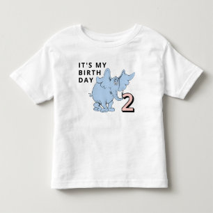 Dr. Seuss Character Confetti Kids Birthday Toddler T-shirt