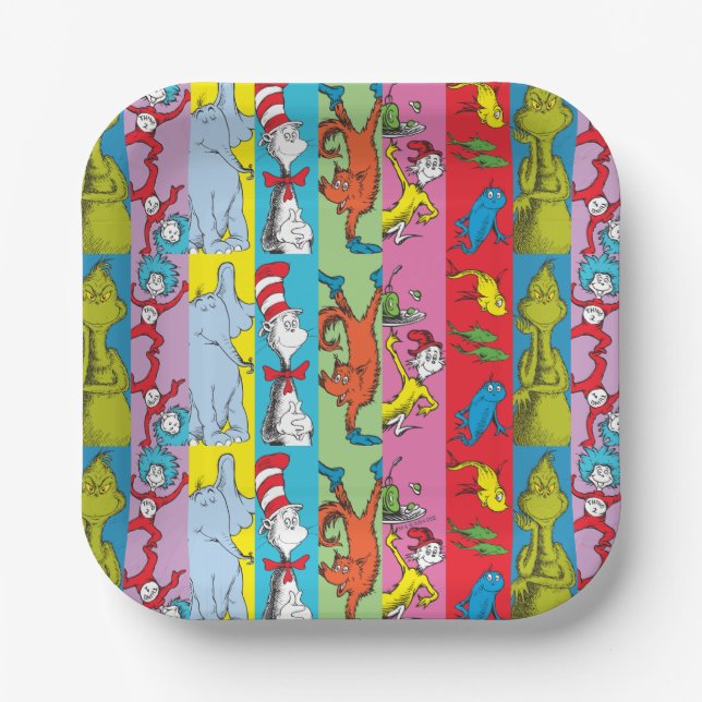 Dr. Seuss | Character Slice Paper Plate (Front)