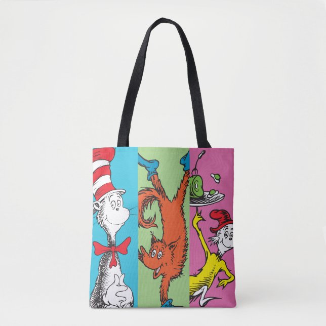 Dr. Seuss | Character Slice Tote Bag (Front)