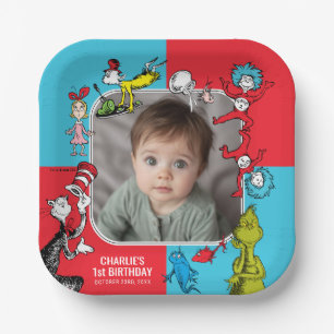 Dr. Seuss - Characters Kids Birthday Paper Plate
