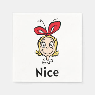 Dr. Seuss   Cindy-Lou Who is Nice Napkin