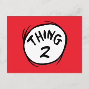 Dr. Seuss Custom Thing One Thing Two Postcard