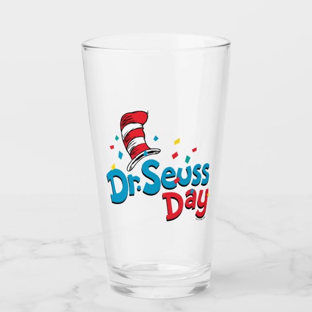 Dr. Seuss Day | Confetti Glass (Front)