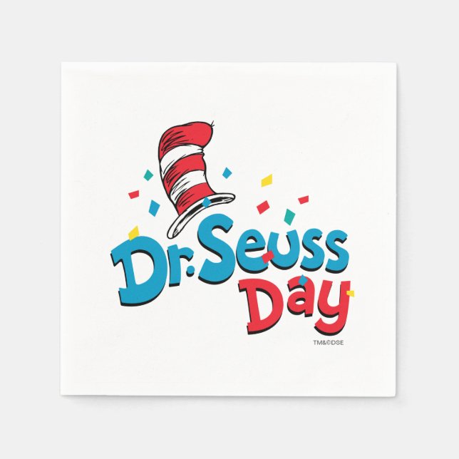 Dr. Seuss Day | Confetti Napkin (Front)