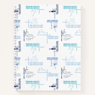 Dr. Seuss   Father's Day Quote Pattern Notebook