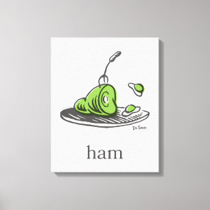 Dr. Seuss   Green Eggs and Ham Canvas Print