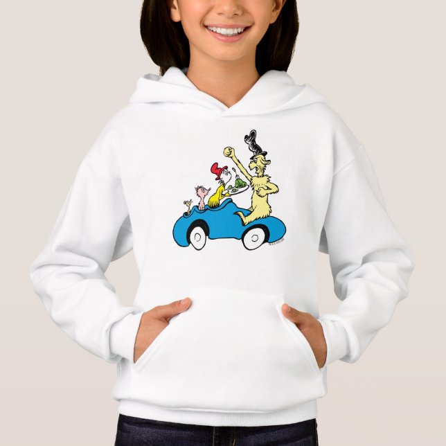 Dr. Seuss Green Eggs and Ham Characters in Car (Front)