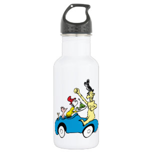 Dr. Seuss Green Eggs and Ham Characters in Car 532 Ml Water Bottle