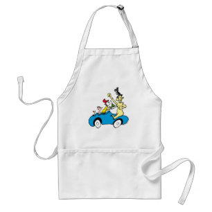 Dr. Seuss Green Eggs and Ham Characters in Car Standard Apron